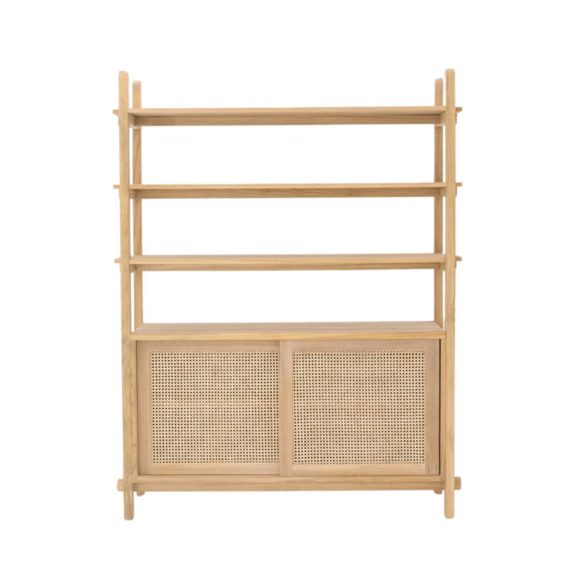 WOODEN BOOKSHELF CABINET