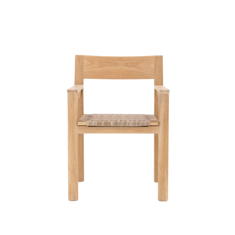 poolside dining arm chair
