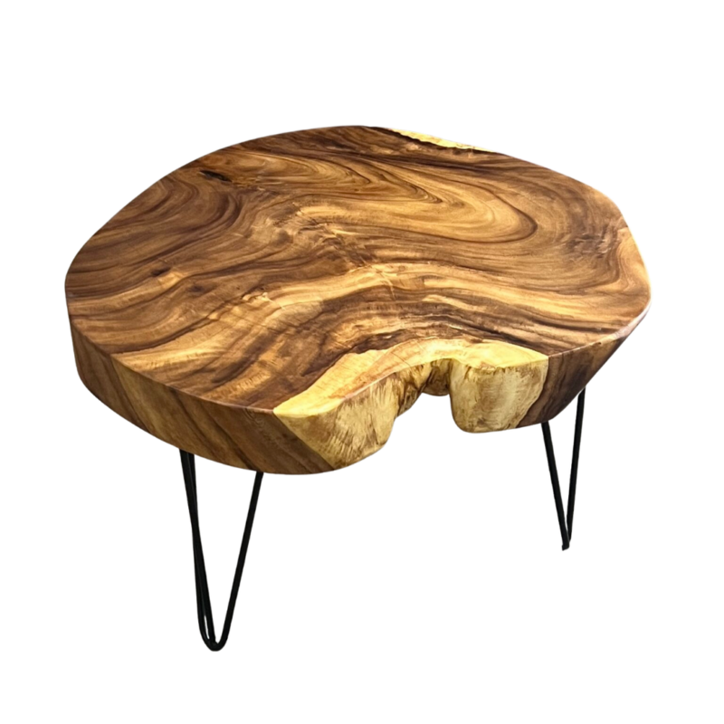 wooden coffee table